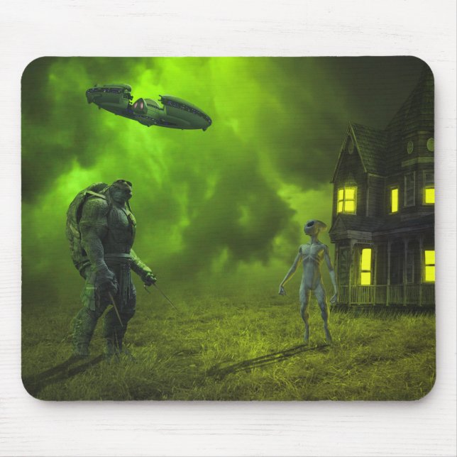 Tapis De Souris Planète Alien très Cool (Devant)