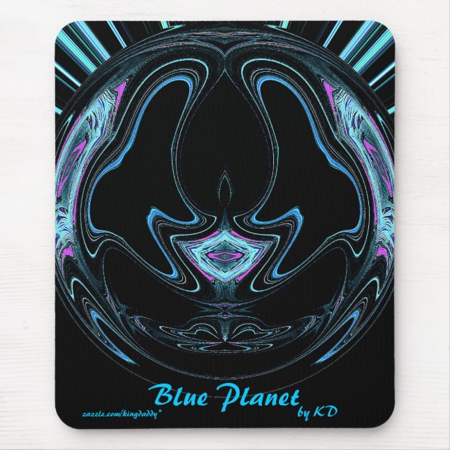 Tapis De Souris Planète bleue Mousepad (Devant)