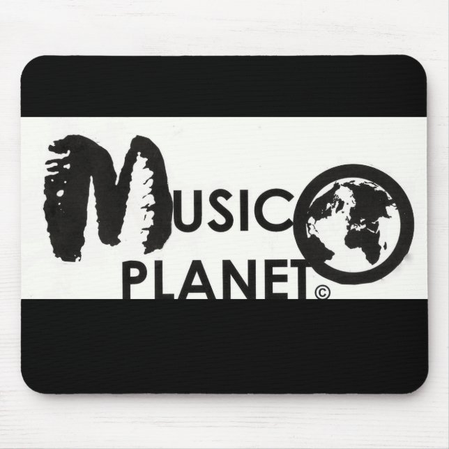 Tapis De Souris PLANÈTE MUSICALE Mousepad (Devant)