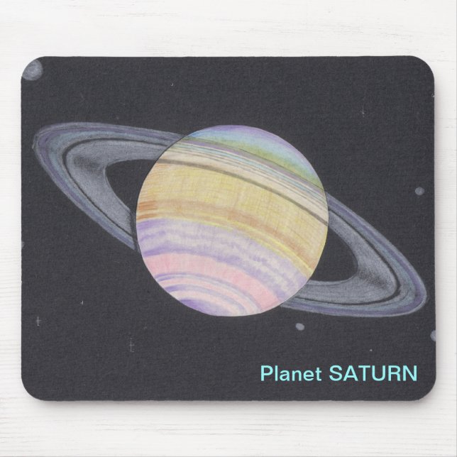 Tapis De Souris Planète SATURN mousepad (Devant)