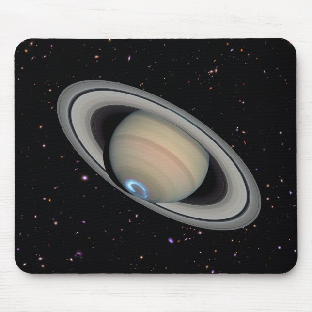 Tapis De Souris Planète Saturn Starry Sky Mousepad (Devant)