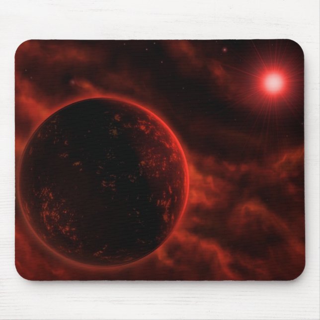 Tapis De Souris Planète volcanique (Devant)