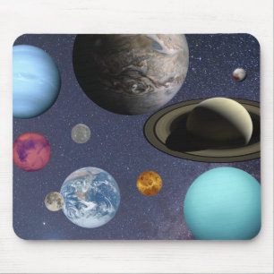 Tapis De Souris Planètes du système solaire