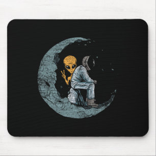 Tapis De Souris Planètes Lune Astronaut vaisseau spatial