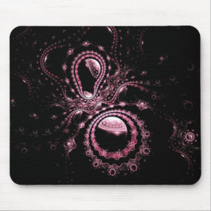 Tapis De Souris Planètes roses de fractale