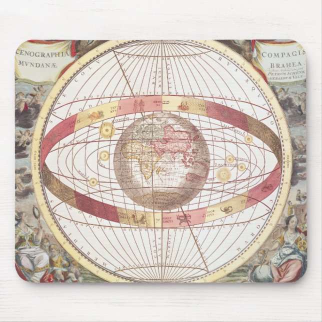 Tapis De Souris Planisphere, de 'atlas Coelestis (Devant)