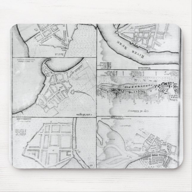 Tapis De Souris Plans des tours de principe, forts (Devant)