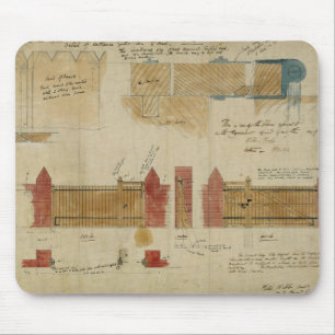 Tapis De Souris Plans et altitudes pour la Chambre rouge, Bexley