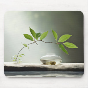 Tapis De Souris Plante de goutte d'eau nature paisible