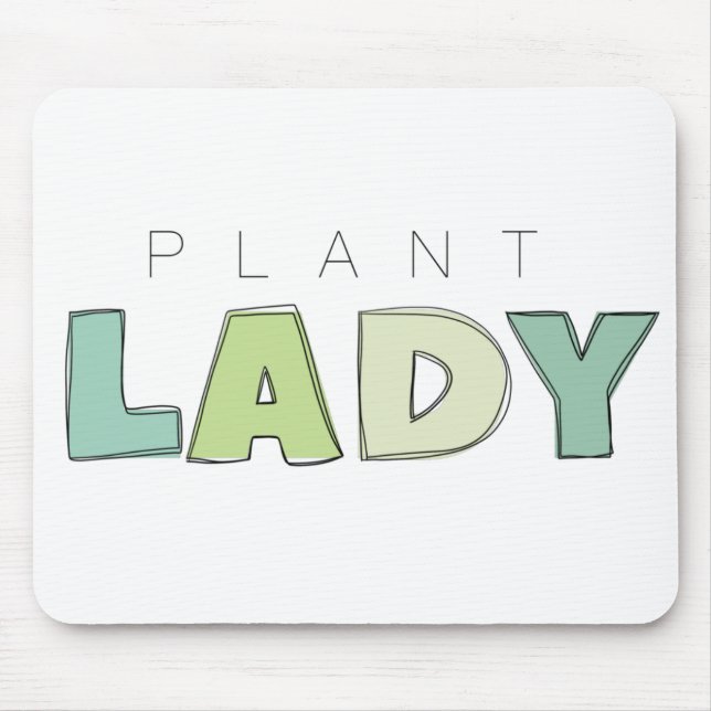 Tapis De Souris Plante Lady Mousepad (Devant)