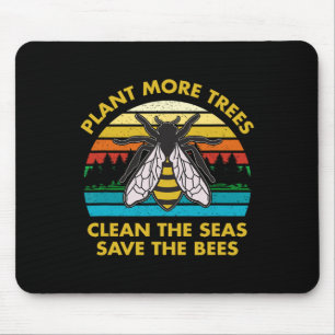Tapis De Souris Plante Plus D'Arbres Nettoyer La Mer Sauver Les Ab