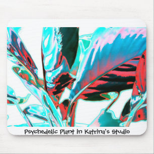 Tapis De Souris Plante psychédélique