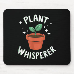 Tapis De Souris Plante Whisperer mignon Plante en croissance print