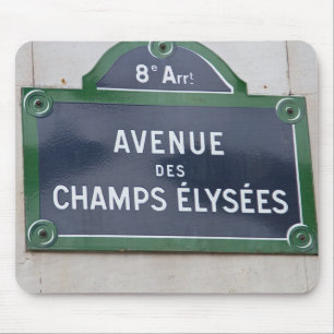 Tapis De Souris Plaque de rue de Paris