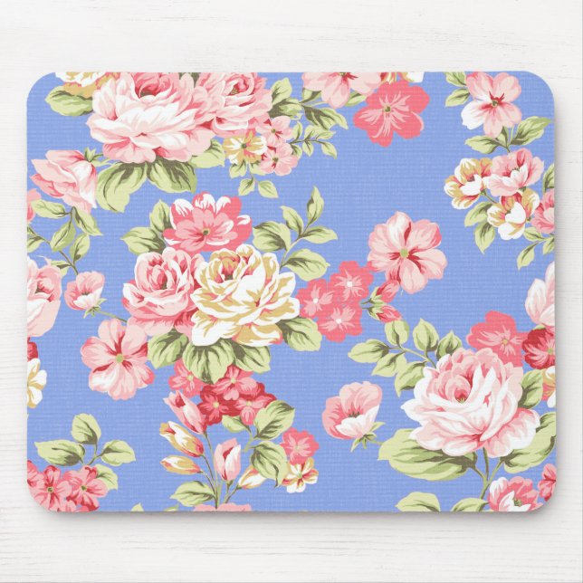Tapis De Souris Plaque de souris à fleurs florales (Devant)