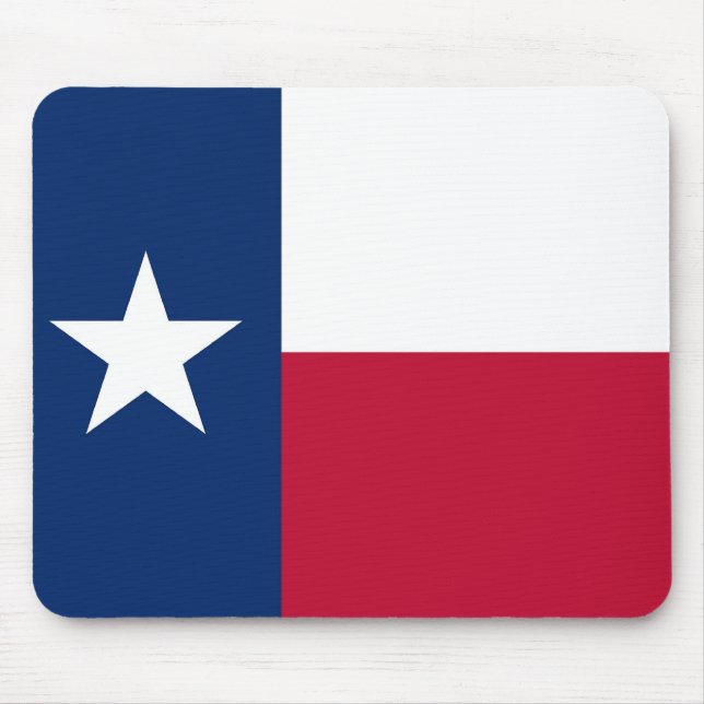 Tapis De Souris Plaque de souris avec Drapeau du Texas - USA (Devant)
