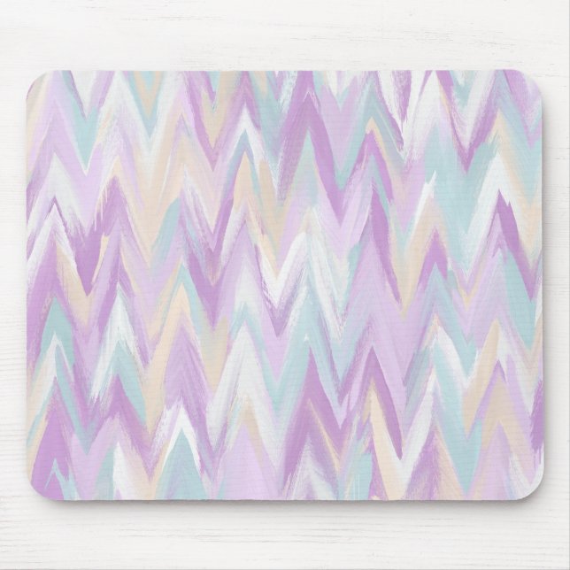 Tapis De Souris Plaque de souris Chevrons Abstraite (Devant)