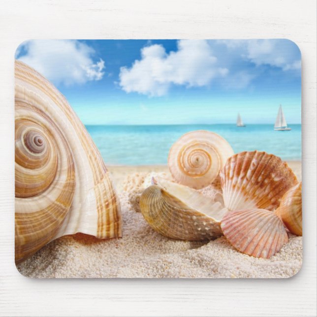 Tapis De Souris Plaque de souris/Coques de mer (Devant)