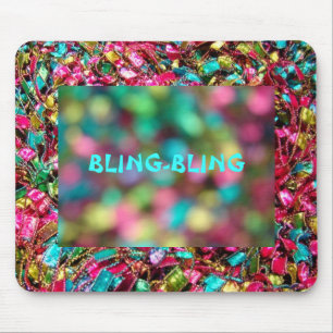Tapis De Souris Plaque de souris déco "BLING-BLING"