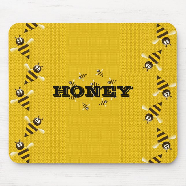 Tapis De Souris Plaque de souris des abeilles (Devant)