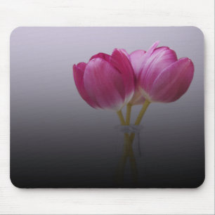 Tapis De Souris Plaque de souris des tulipes de printemps