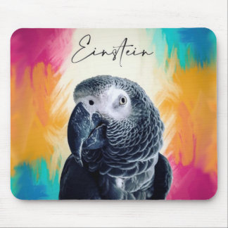 Tapis De Souris Plaque de souris Einstein Parrot