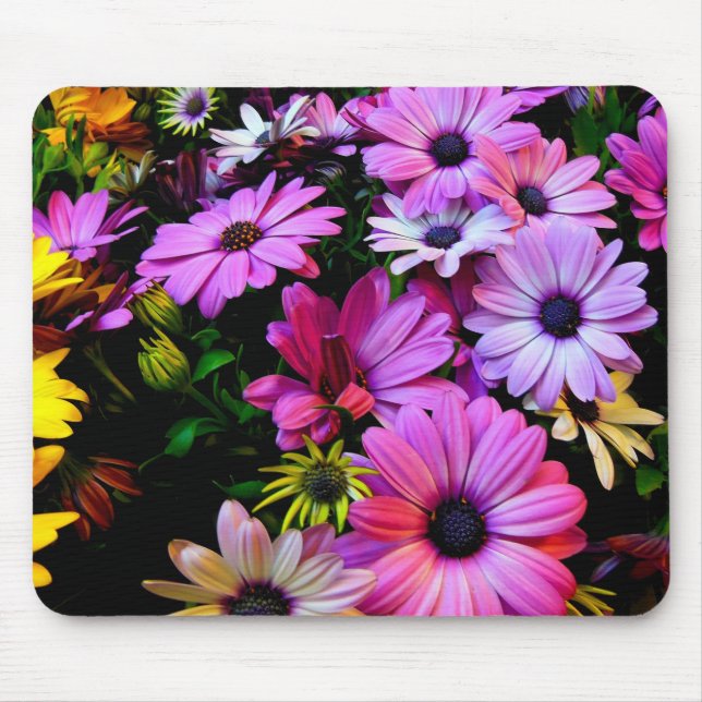 Tapis De Souris Plaque de souris Fleurs (Devant)