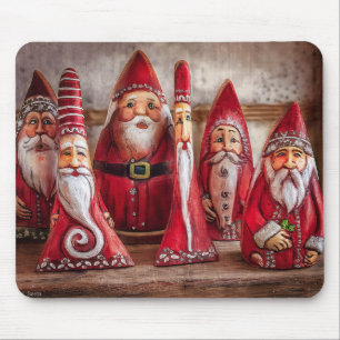 Tapis De Souris Plaque de souris Folk Art Santa Claus