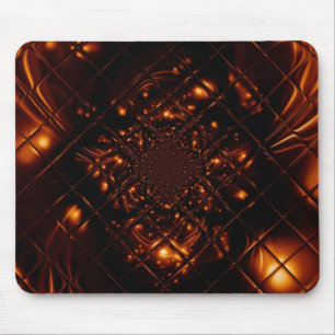 Tapis De Souris Plaque de souris fractée en verre de feu Abstrait