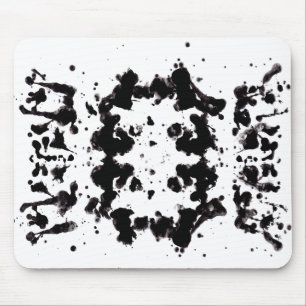 Tapis De Souris Plaque de souris noire et blanche