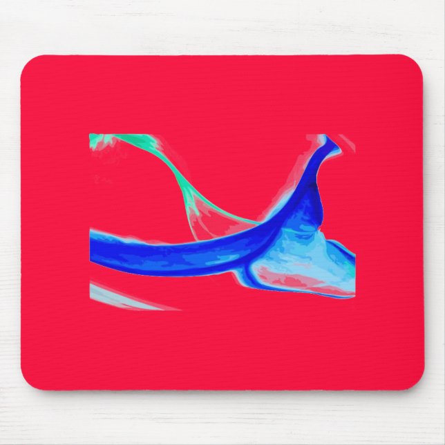 Tapis De Souris Plaque de souris Waves Abstraites (Devant)