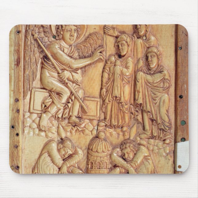Tapis De Souris Plaque dépeignant les femmes saintes à la tombe (Devant)