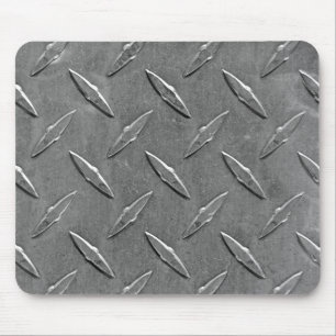 Tapis De Souris Plaque diamant gris acier