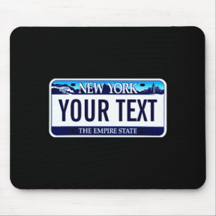 Tapis De Souris Plaque d'immatriculation de New York _1