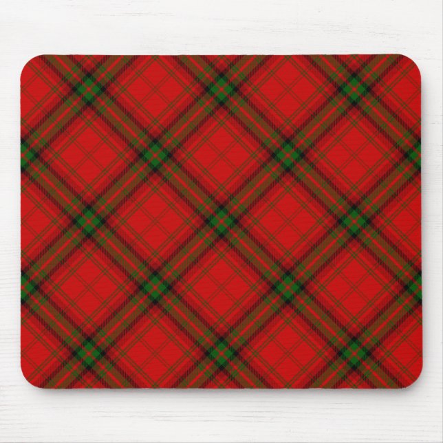 Tapis De Souris Plaque rouge vert tartan MacDougall (Devant)
