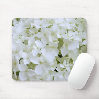 Tapis De Souris Plaque souris - Hydrangées blanches