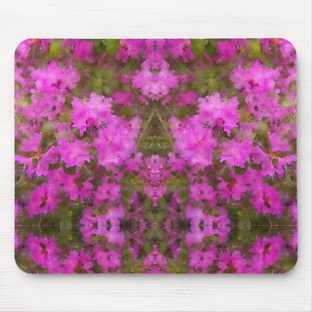 Tapis De Souris Plaque souris - Rhododendrons pourpres (Devant)