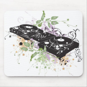 Tapis De Souris Plaque tournante Mousepad du DJ