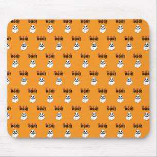 Tapis De Souris Plaquettes de souris Boo Funy pour un jour d'hallo