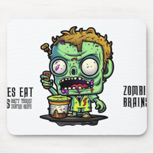 Tapis De Souris Plaquettes de souris Zombie