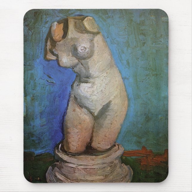 Tapis De Souris Plaster Statuette Femme Torso par Vincent van Gogh (Devant)