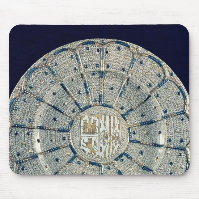 Tapis De Souris Plat de Manises, soutenant les bras (Devant)