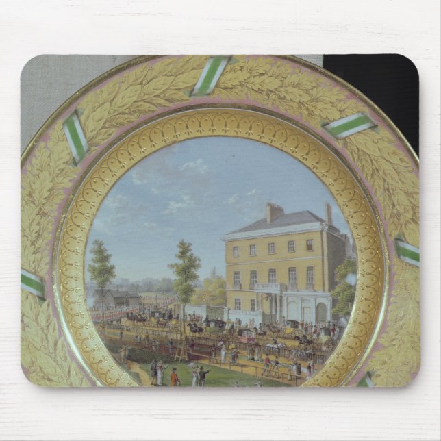 Tapis De Souris Plat de Meissen, décoré d'une scène de (Devant)