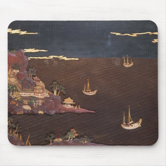 Tapis De Souris Plateau avec la scène marine (Devant)