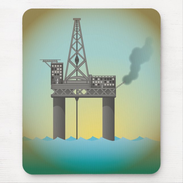 Tapis De Souris Plateforme pétrolière (Devant)