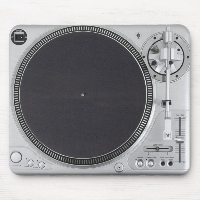 Tapis de souris platine DJ (Devant)