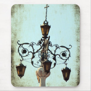 Tapis De Souris Plaza Light Music Notes Grunge