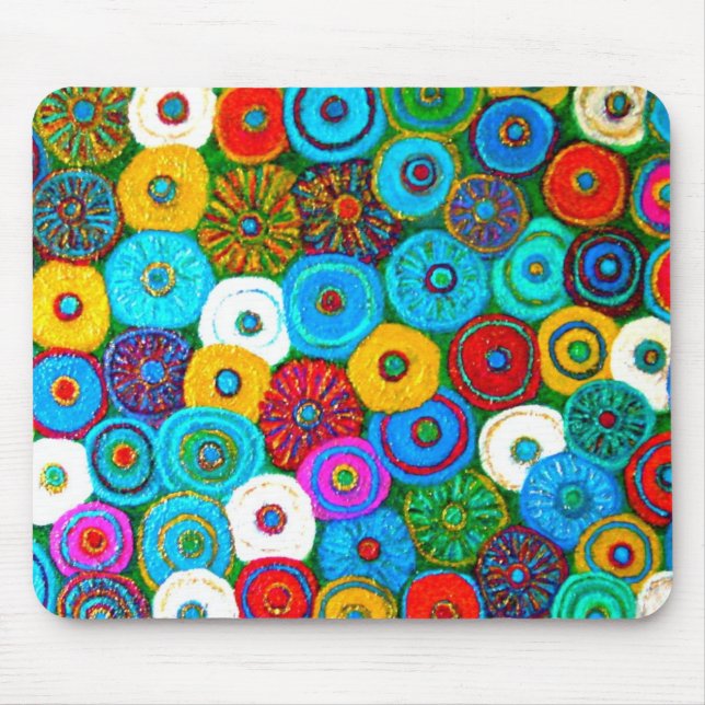 Tapis De Souris Plein cercle Mousepad 1 (Devant)