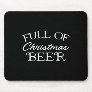 Tapis De Souris Plein De Bière De Noël