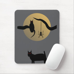 Tapis de souris pleine lune hantée